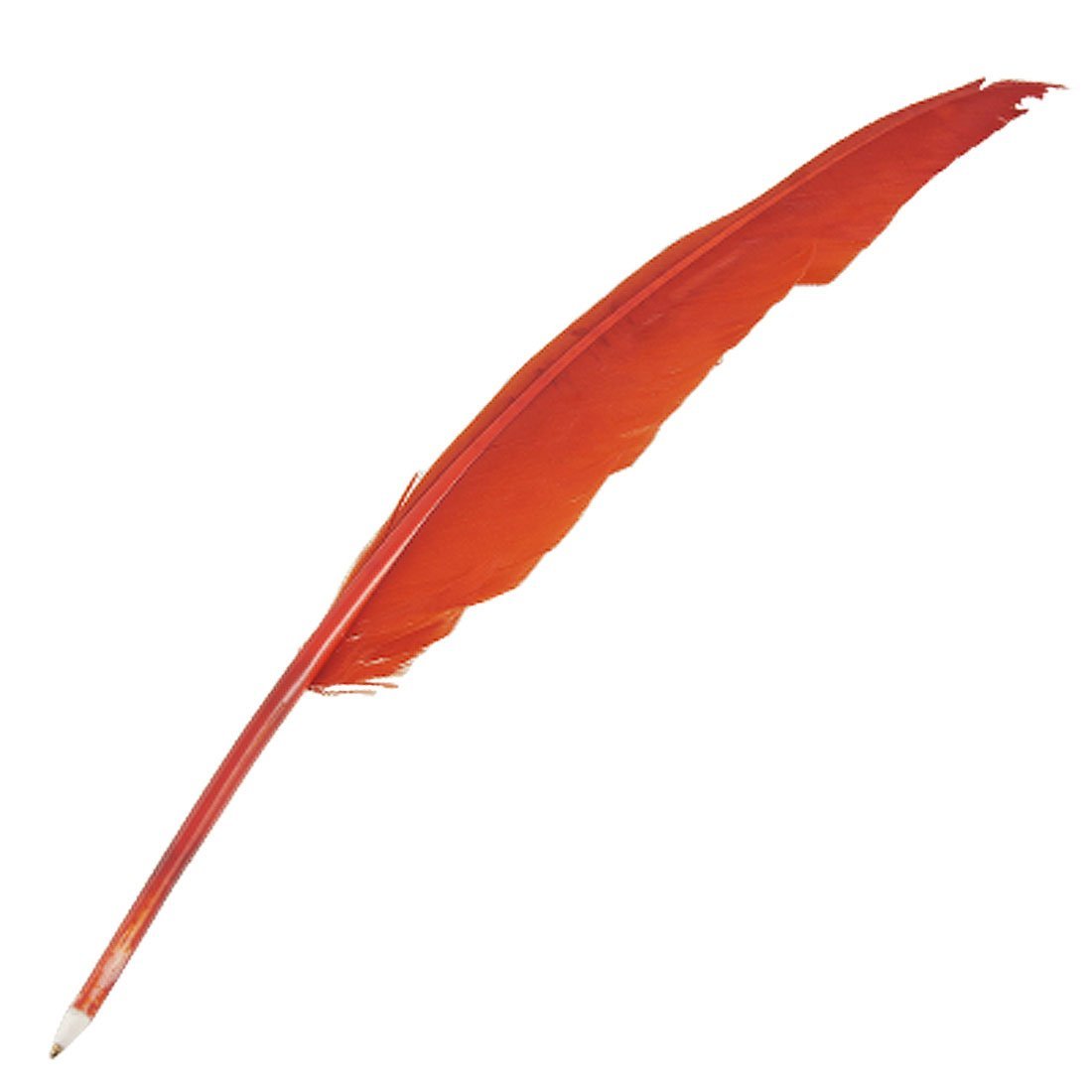 Orange Quill Pen - Classic Writing Instrument for Calligraphy & Art