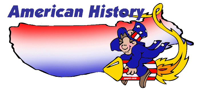 american history clip art black and white