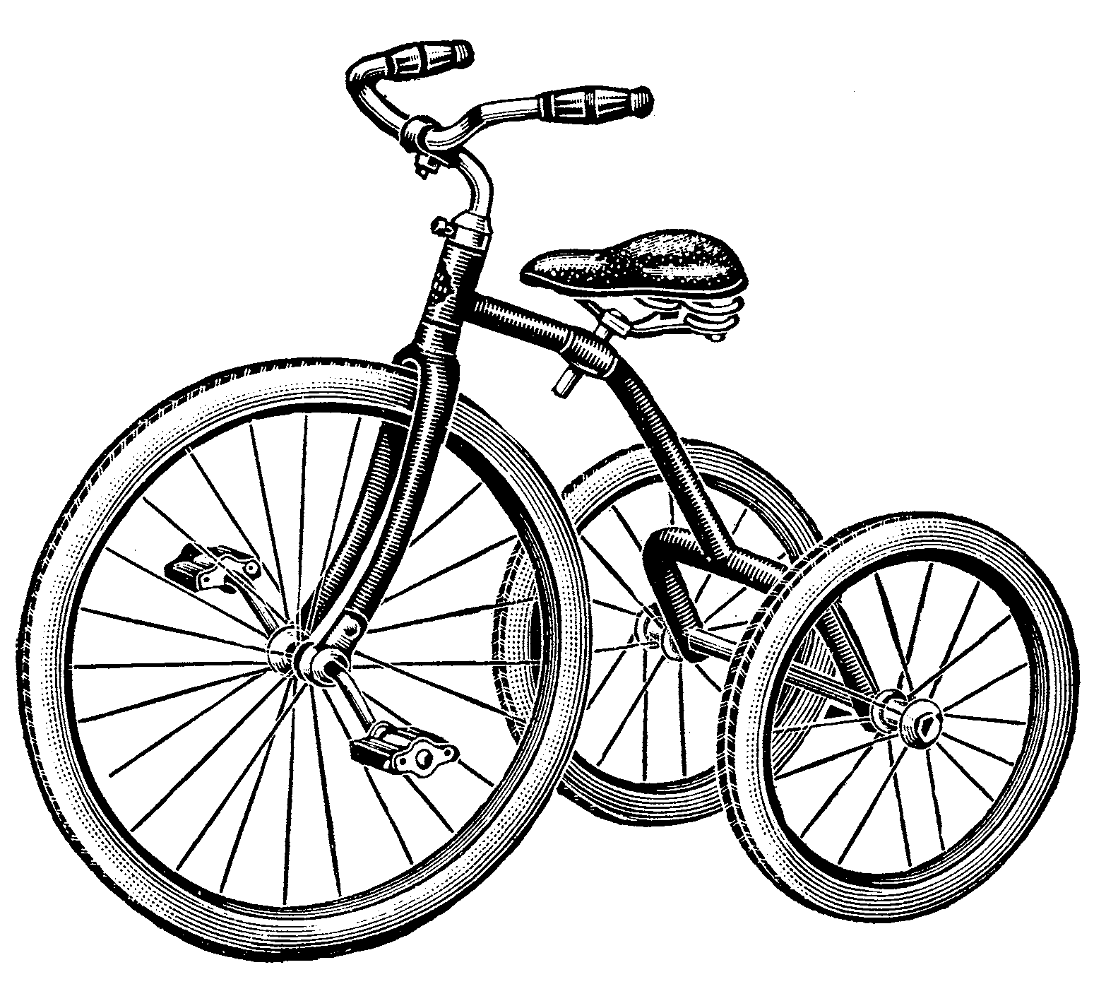Рисунок велосипеда карандашом
