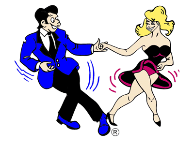 rock and roll dancing clipart pictures