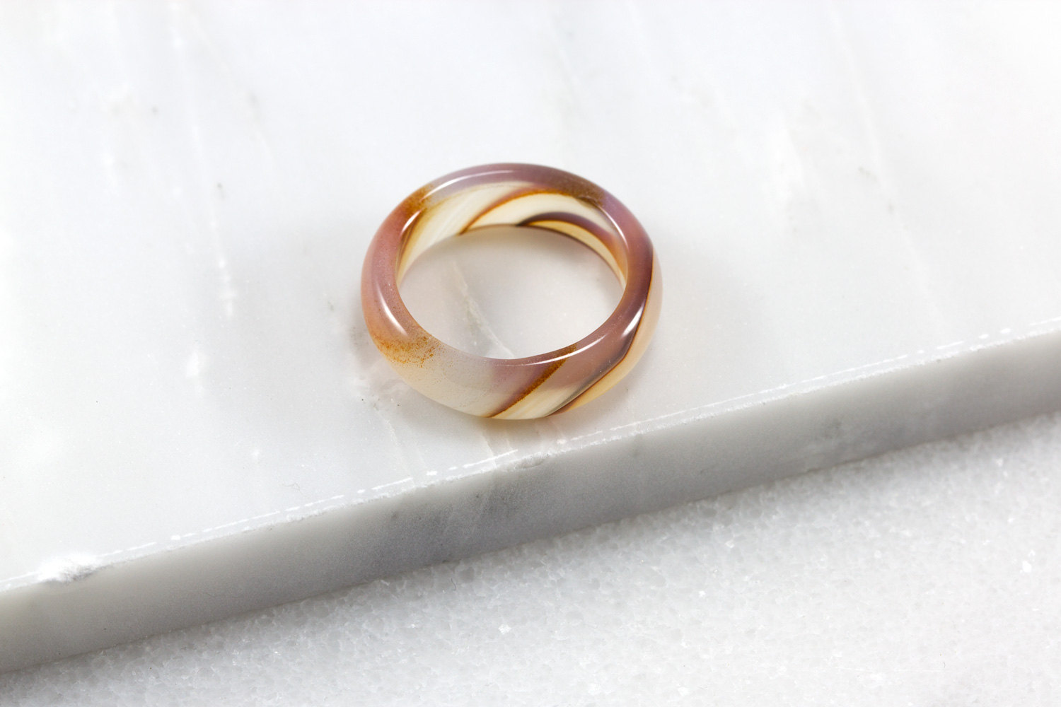Add Elegance to Your Designs with Our Agate Ring Cliparts