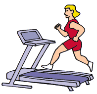 Treadmill Workout Illustration - Fitness and Exercise Visual