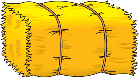 bail of hay clipart - Clip Art Library
