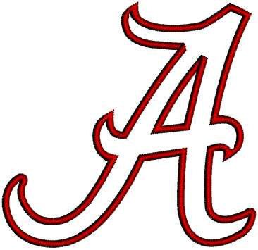 University of Alabama Crimson Tide Logo - Official Script A Emblem