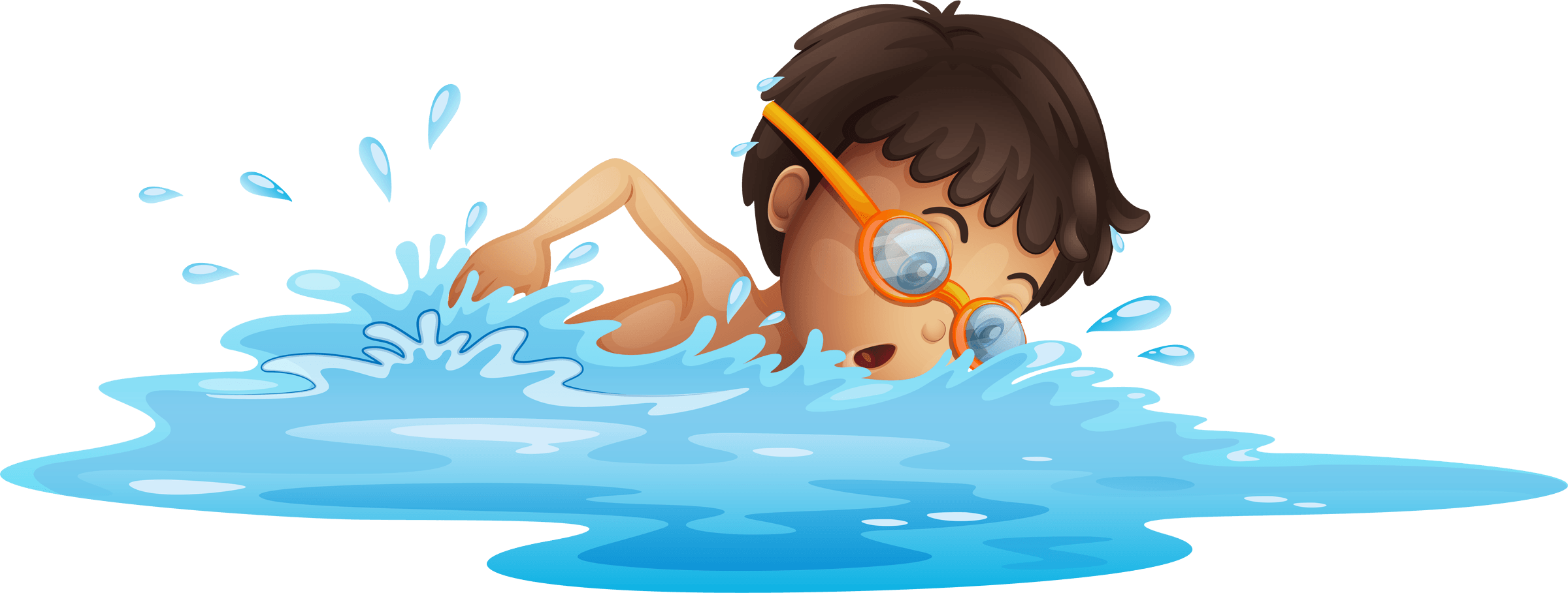 Swimming In The Ocean Clipart at netpriscillablog Blog