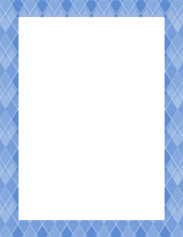 Blue Frame Template