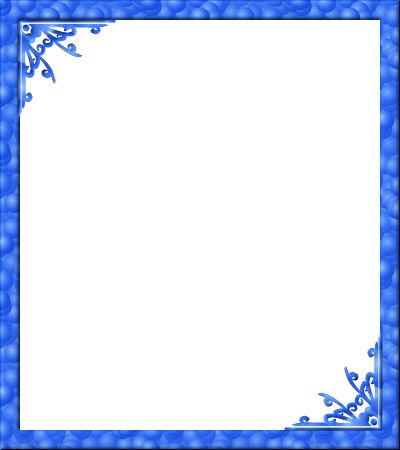 Dark blue outline clipart frames and borders