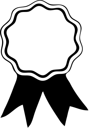 Award Ribbon Badge Icon - Free Download for Certificates & Recognition