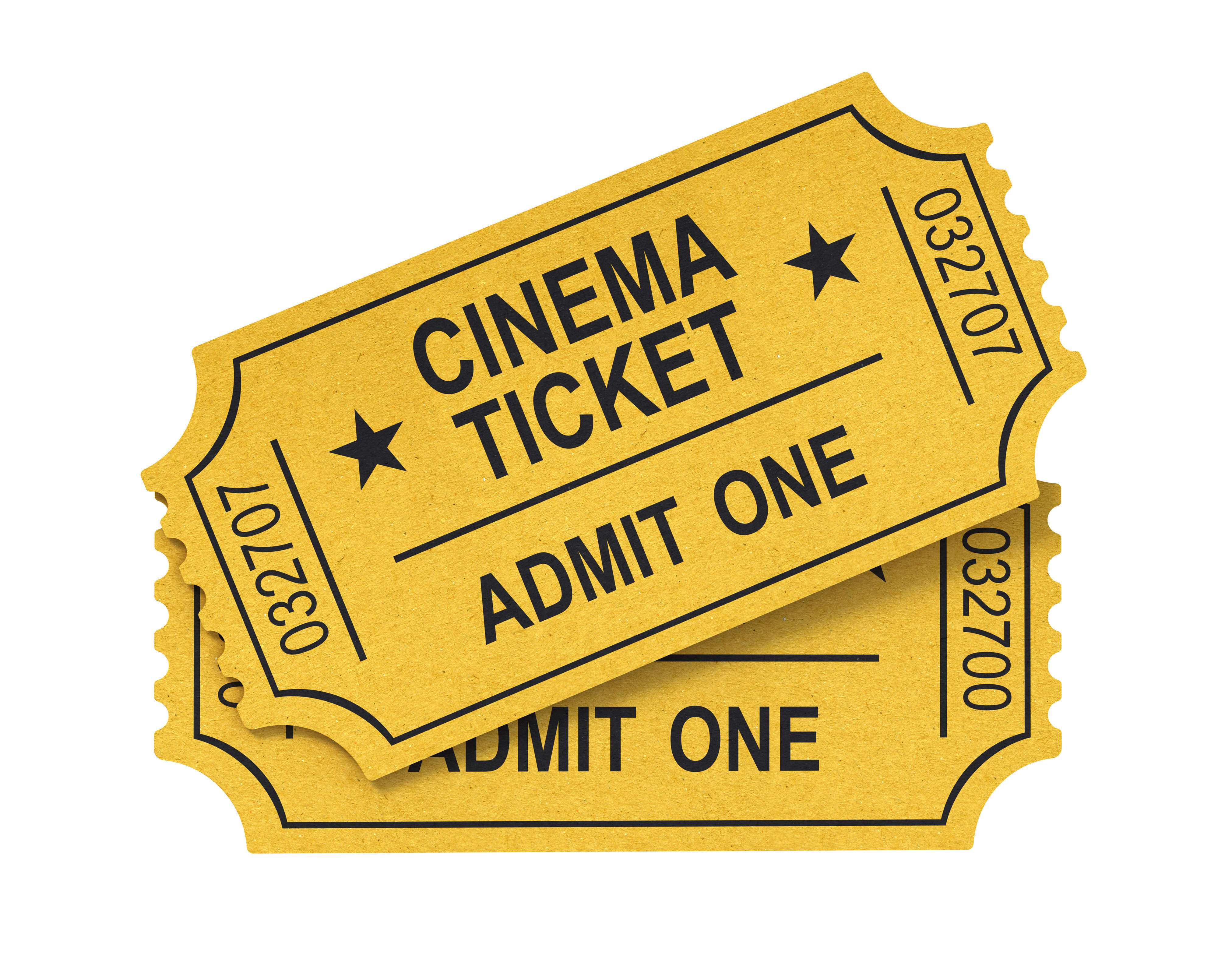 Movie ticket clipart