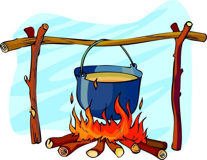 fire cooking oven clip art