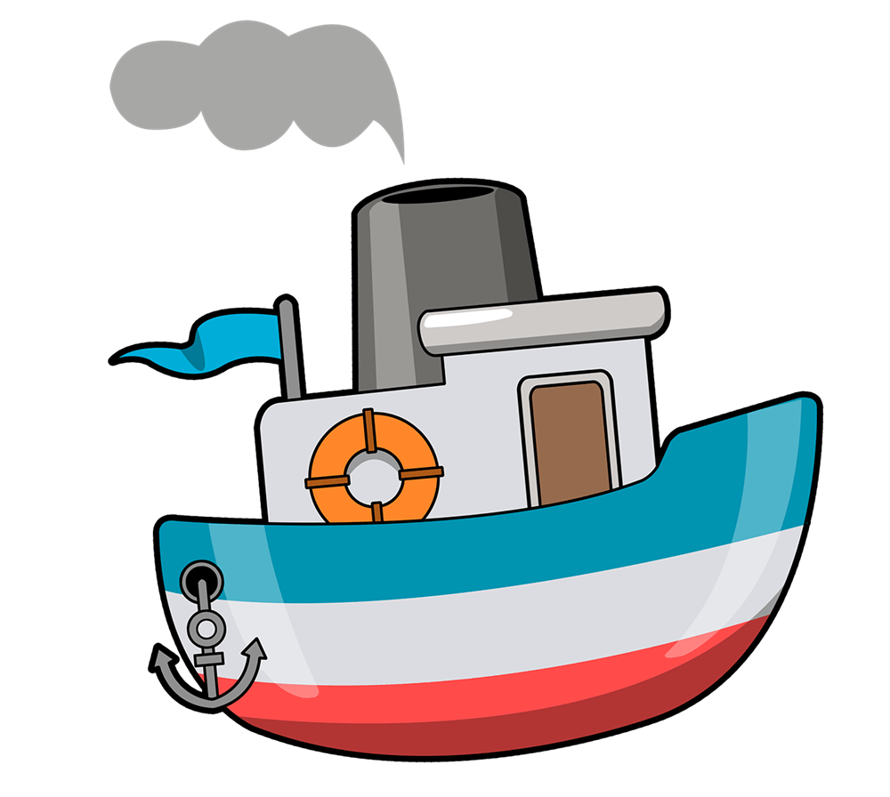 Tugboat Illustration - Free Vector Clipart for Maritime Themes