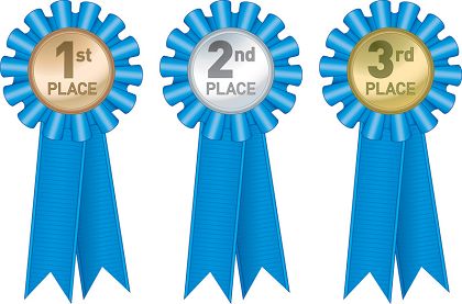 1st 2nd 3rd place ribbons clipart - Clip Art Library
