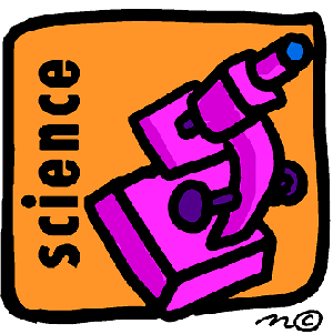 Science Education Icon - Microscope Illustration for Learning Resources