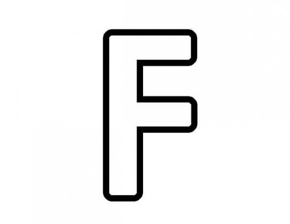 Free Letter F Clipart Black And White, Download Free Letter F Clipart ...