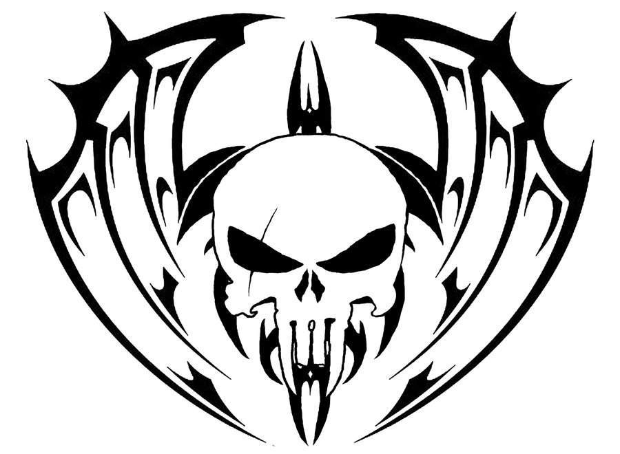 Tattoo of The Punisher Skulls Comics
