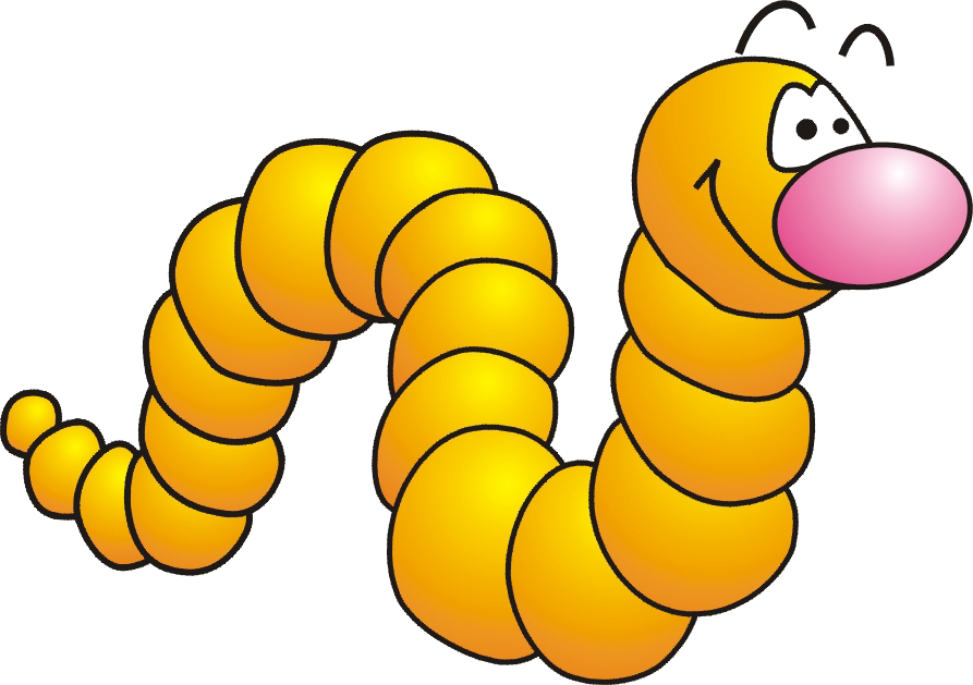 large animated earthworm clipart