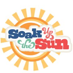 Fun in the sun clipart