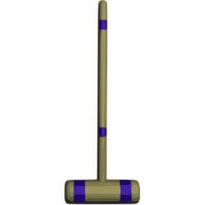 Croquet Mallet clipart, cliparts of Croquet Mallet free download