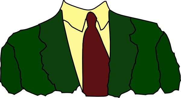 Green Suit Cliparts