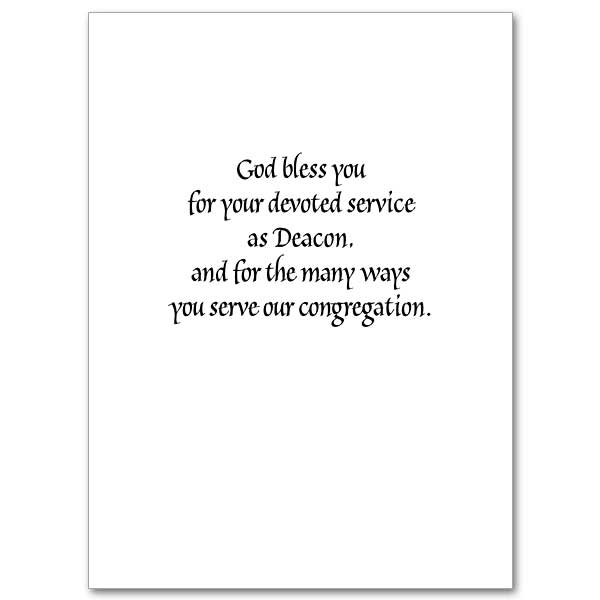 Blessings on the Anniversary of Your Ordination as Deacon