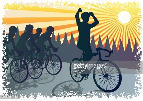 Cycling Winner Cliparts - Free Graphics of Victorious Cyclists for Your ...