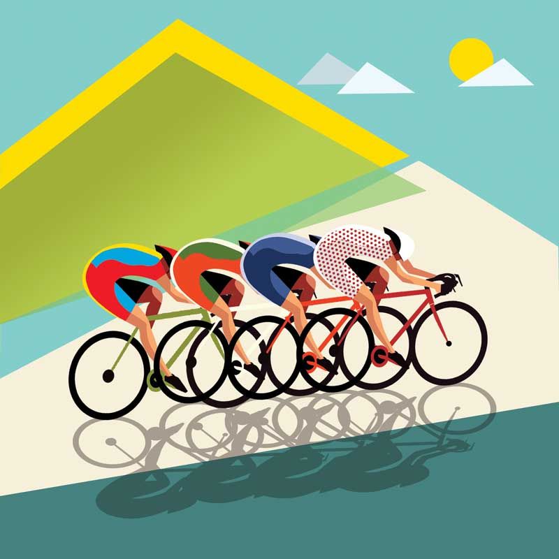 Cycling Winner Cliparts - Free Graphics of Victorious Cyclists for Your ...