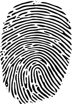 Simple Fingerprint Clipart