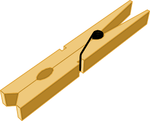 Clothespin clip art