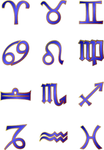 Zodiac Signs Clip Art 