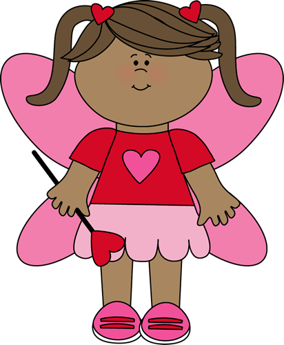Valentine’s Day Fairy Clipart - Free Download for Kids’ Crafts & Cards