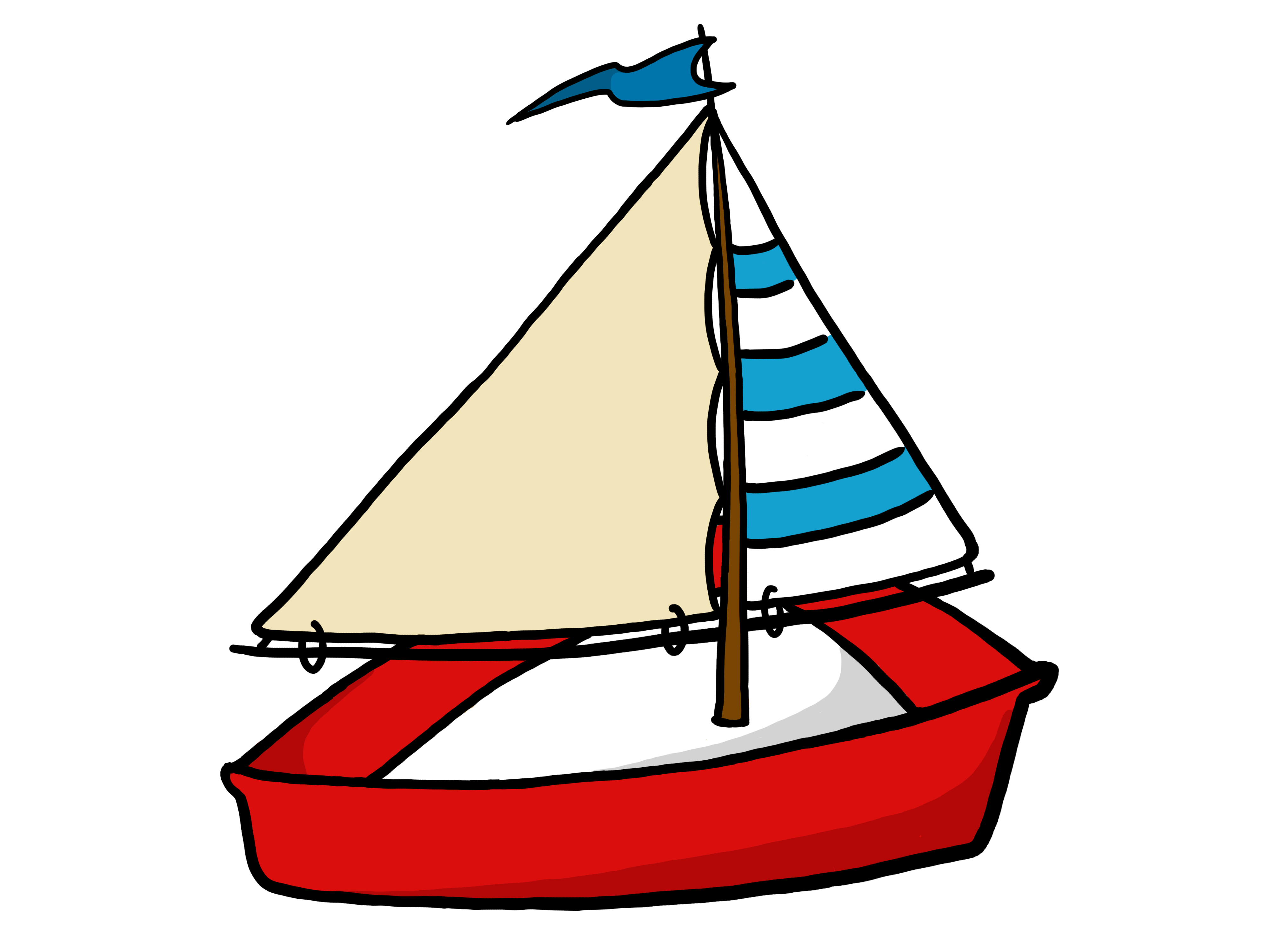 Cartoon Boats Ships