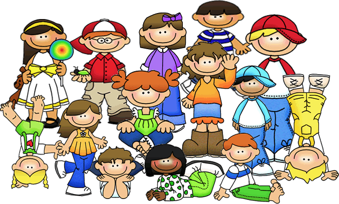 Happy Diverse Kids Playing Together - Free Clipart for Education & Fun