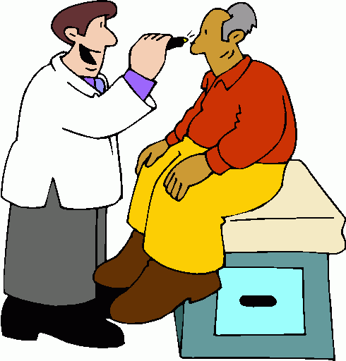 Ear Examination by Doctor - Medical Checkup Illustration