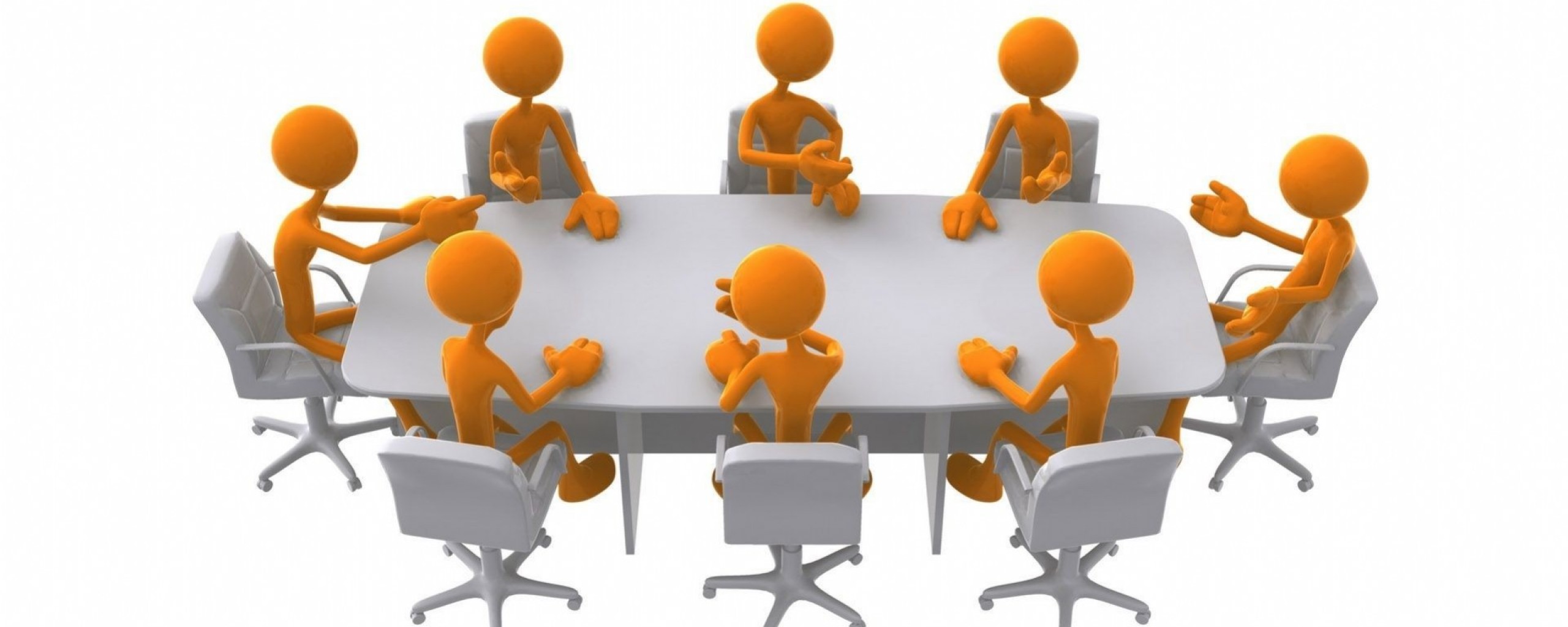 Team Collaboration Meeting Illustration - Business Strategy & Group Discussion