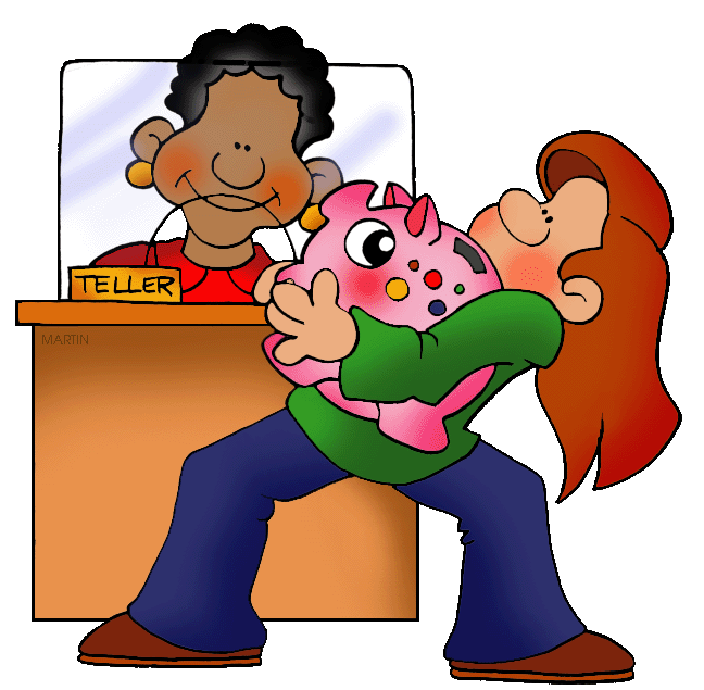Happy Customer Hugging Toy Dinosaur at Bank Counter - Friendly Banking Experience