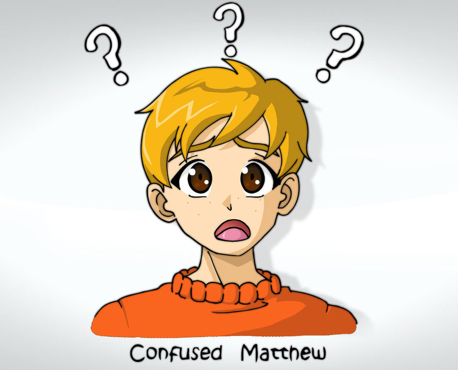 Confused Matthew - Illustration of Perplexity and Curiosity