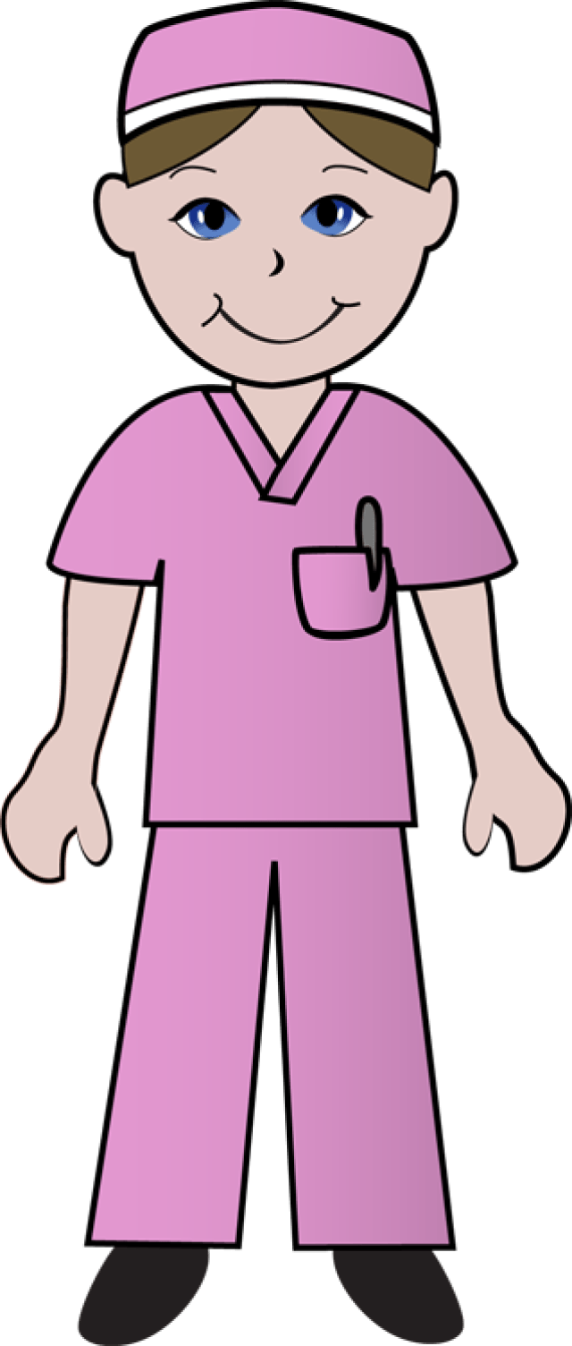 Pediatric Nurse Illustration - Friendly Medical Professional Clipart