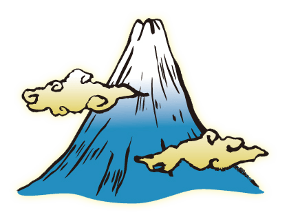 Mount Fuji Illustration - Iconic Japanese Volcano Art
