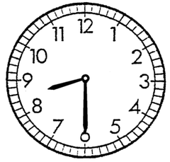 half past 5 clock - Clip Art Library