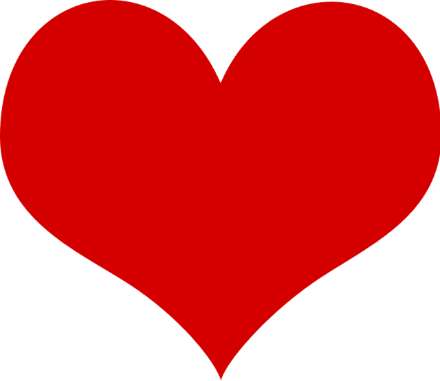 Red Heart Icon - Love, Health, and Emotion Symbol