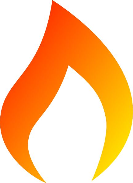 Flame Outline Drawings