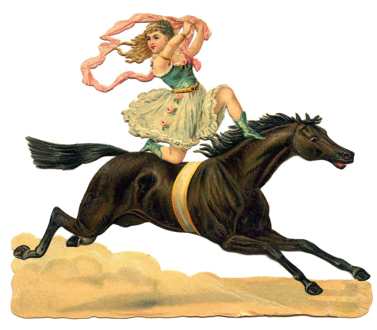 Equestrian Girl Cliparts