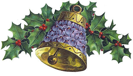Vintage Christmas Bells Clipart