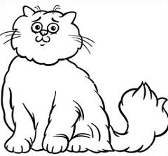 persian cat clipart - Clip Art Library