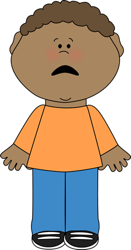 Worried Child Illustration - Free Clip Art for Educational & Emotional Learning Resources
