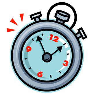 Stopwatch Illustration - Visual Timer for Time Management & Productivity
