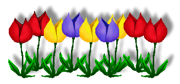 Colorful Tulip Illustration - Spring Floral Design for Websites