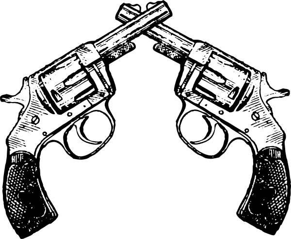 Crossed Pistols Silhouette Png Free Transparent Png Clipart Images ...