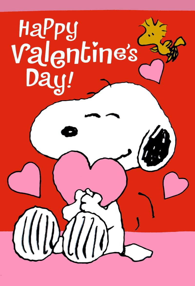 Classic Snoopy Valentine’s Day Card - Free Download & Print