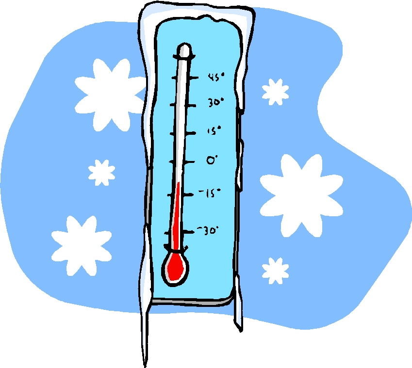 Winter Thermometer Clipart